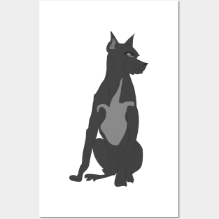 Black DOG Posters and Art